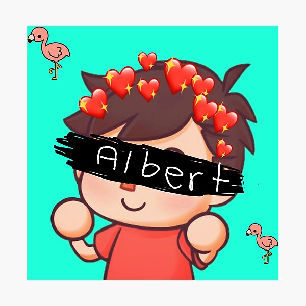 Youtube Gaming Wall Art Redbubble - do you like flamingos logan paul roblox character albertsstuff amino