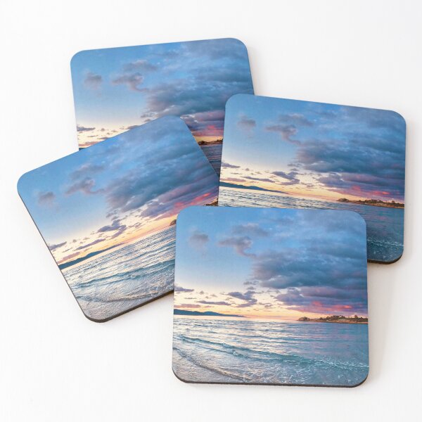 Item preview, Sunset at Diamond Island, Bicheno, east coast Tasmania, Australia designed and sold by Alchersone-Art.