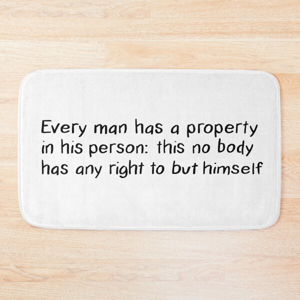 Item preview, John Locke Quote - Personal Autonomy designed and sold by dobiegerl.