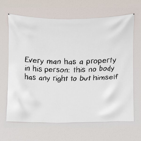 Item preview, John Locke Quote - Personal Autonomy designed and sold by dobiegerl.