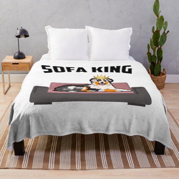 Item preview, Australian Sheperd Sofa King designed and sold by AllyShop.