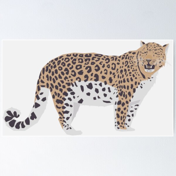 Item preview, Minimalist Amur Leopard designed and sold by ehaynal.