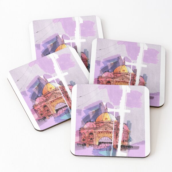 Item preview, Flinders Street Station, Melbourne designed and sold by Roz McQuillan Fine Art & Photography.