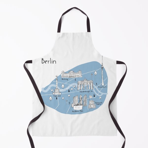 Item preview, Berlin Map - Blue designed and sold by aMano-mapping.
