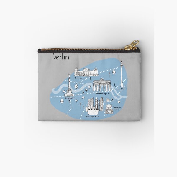 Item preview, Berlin Map - Blue designed and sold by aMano-mapping.