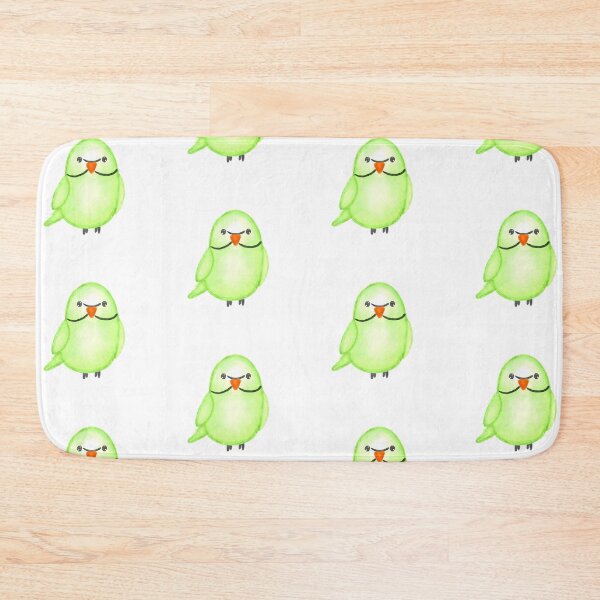 Item preview, Cute Green Indian Ring Neck Parrot Parakeet Watercolour  designed and sold by Sabbycreates.