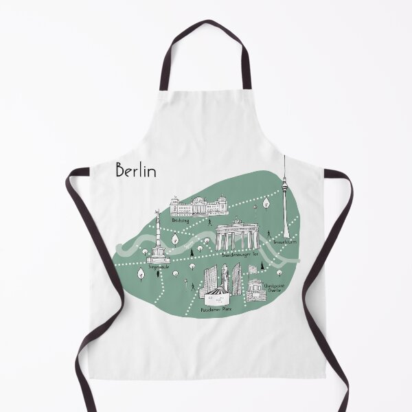 Item preview, Berlin Map - Green designed and sold by aMano-mapping.