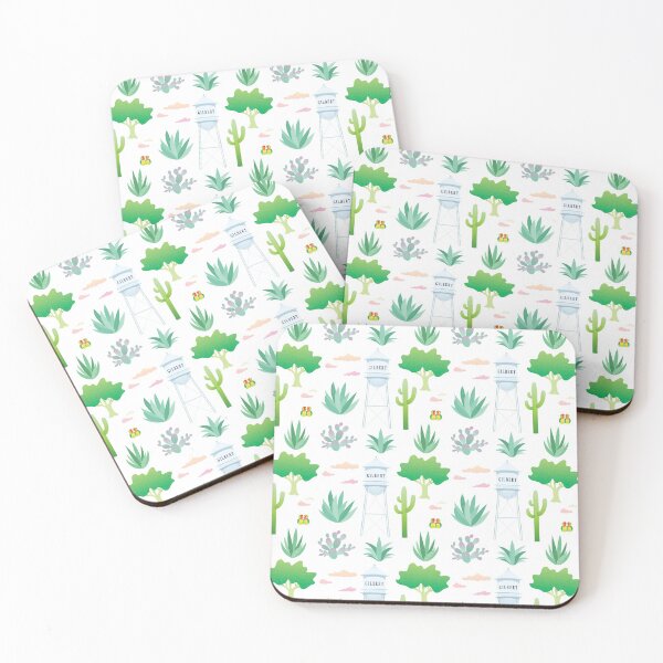 Item preview, Gilbert Arizona Water Tower & Cactus designed and sold by DreamBoxArt.