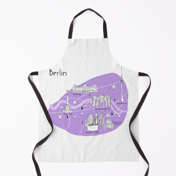 Item preview, Berlin Map - Purple designed and sold by aMano-mapping.