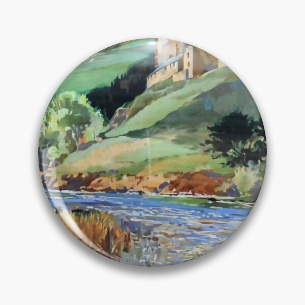 Item preview, Railway Poster The River Tweed designed and sold by stickart-marek.