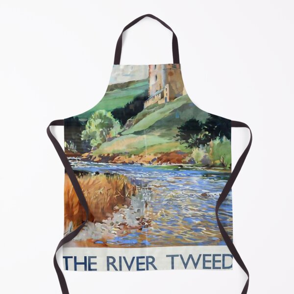 Item preview, Railway Poster The River Tweed designed and sold by stickart-marek.