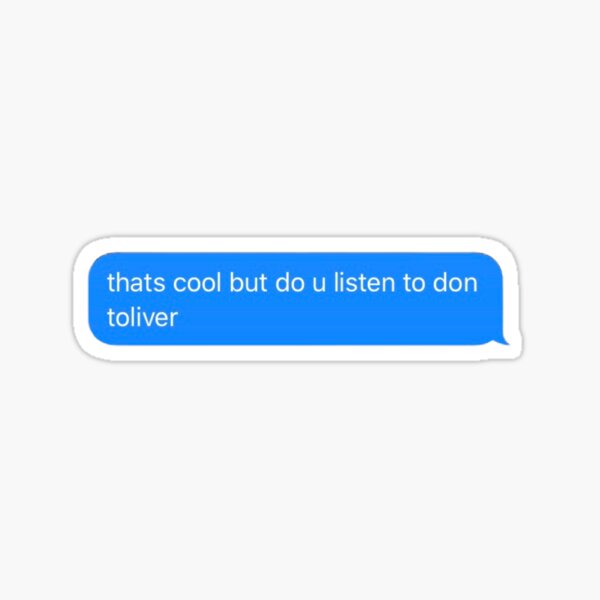 Item preview, Don Toliver SMS designed and sold by popculture by Christian.