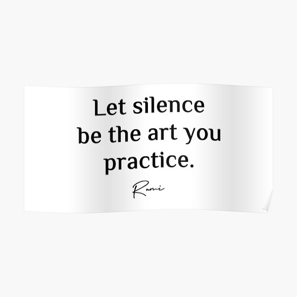 Posters Sur Le Theme Rumi Calligraphie Redbubble