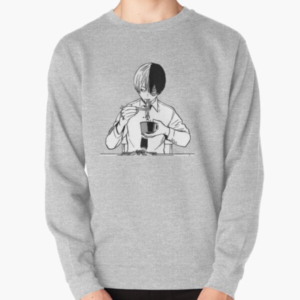 Todoroki mangeant du soba Sweatshirt épais
