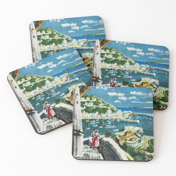 Item preview, Railway Poster Torquay designed and sold by stickart-marek.
