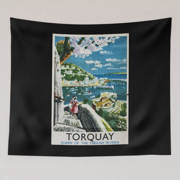 Item preview, Railway Poster Torquay designed and sold by stickart-marek.