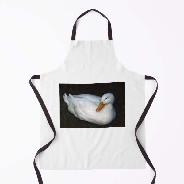 Item preview, White Duck at rest designed and sold by Roz McQuillan Fine Art & Photography.