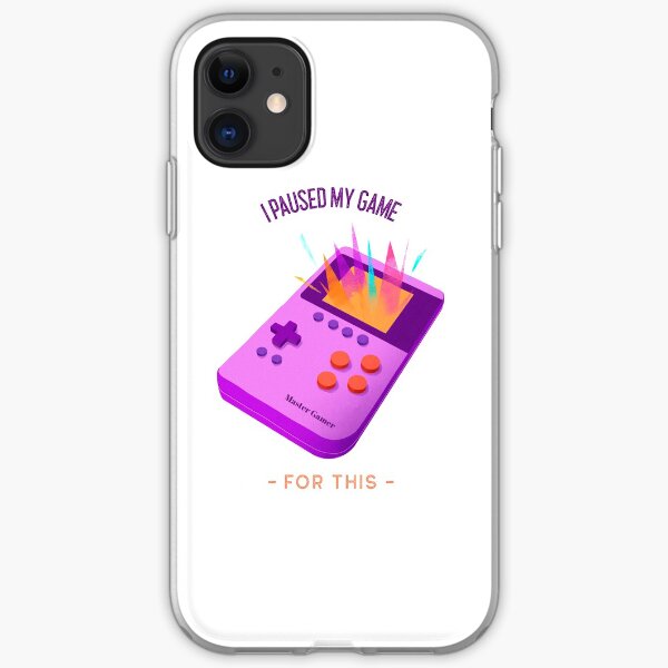 MG I Paused My Game iPhone Soft Case