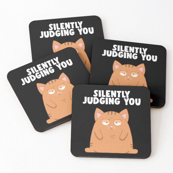 Item preview, Silently Judging You | Cool Cat designed and sold by Kittyworks.