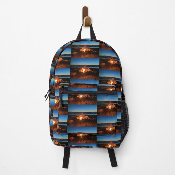 Item preview, Rincon Beach California - Blue Sky and Ocean with Campfire designed and sold by Jungleful33.