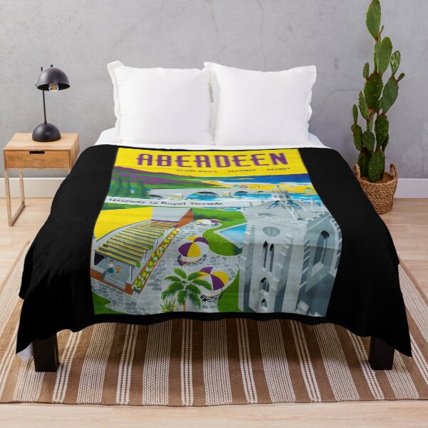 Item preview, Railway Poster Aberdeen designed and sold by stickart-marek.