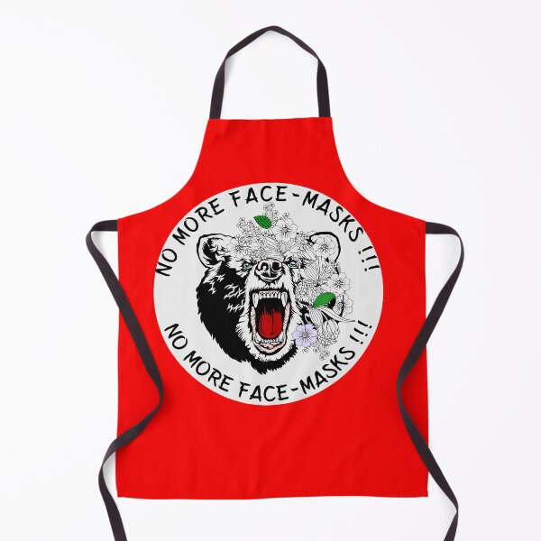 Item preview, more Face Masks (white circle)  designed and sold by Freedom Sign.
