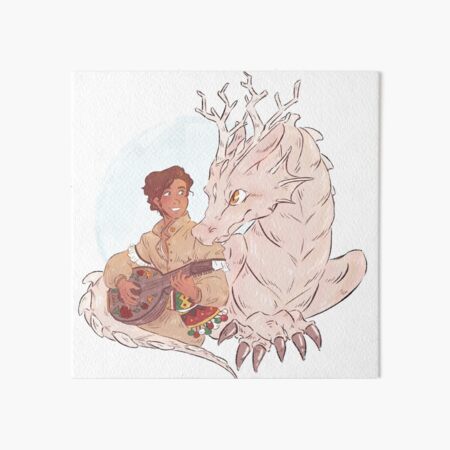 Claude playing music! Art Board Print