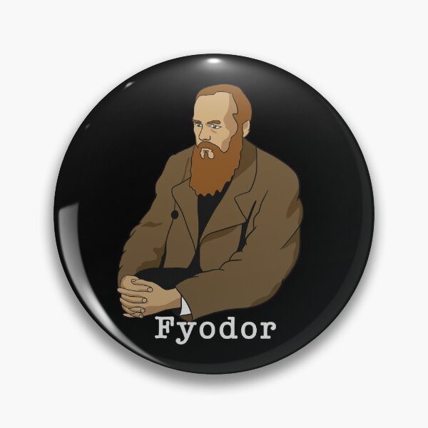 Item preview, Fyodor Dostoyevsky - Typography Version designed and sold by CanadianUnicorn.