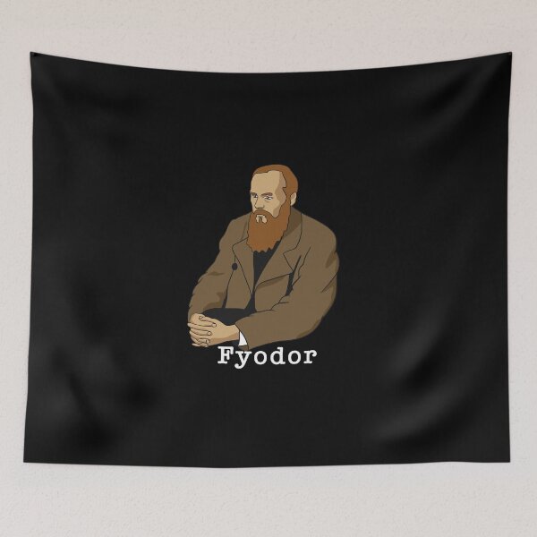 Item preview, Fyodor Dostoyevsky - Typography Version designed and sold by CanadianUnicorn.