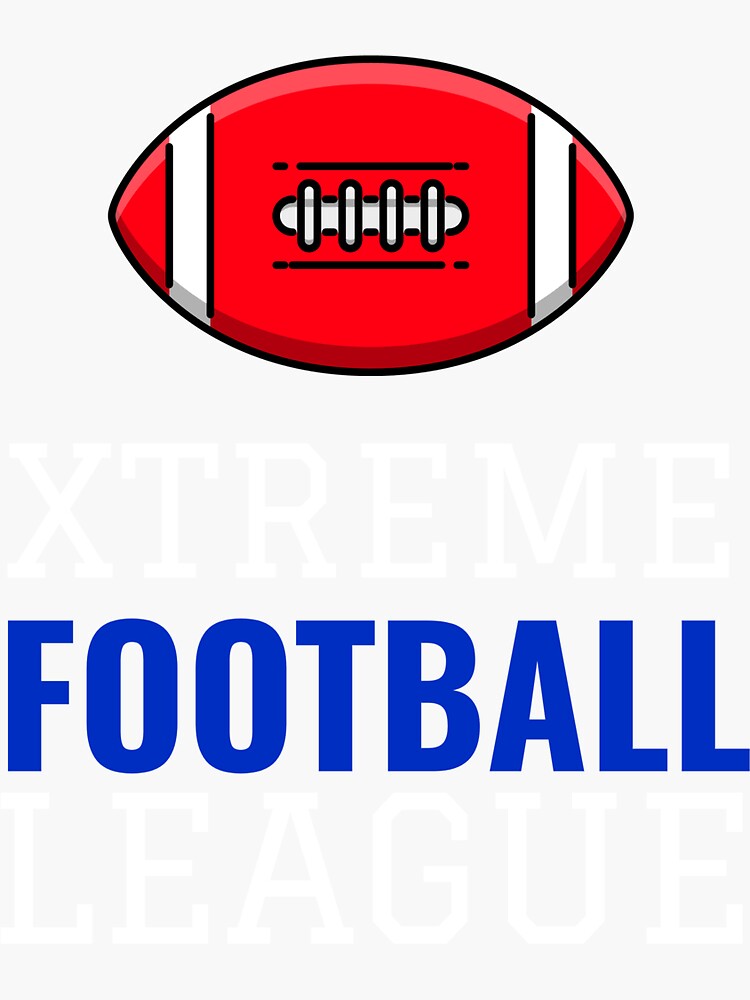 "Xtreme Football League XFL " Sticker for Sale by KeenCreative