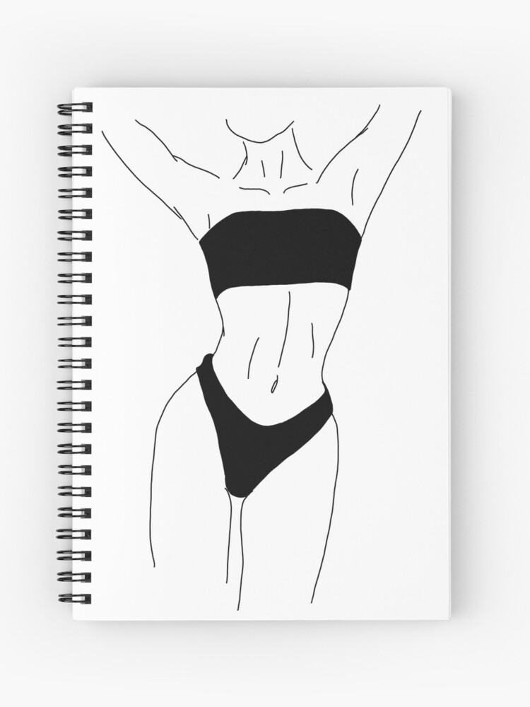 body Spiral Notebook for Sale by meganalexaa