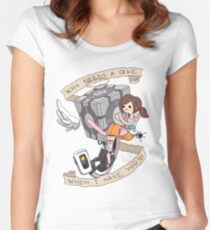 Little Guardian Angel Women's Fitted Scoop T-Shirt