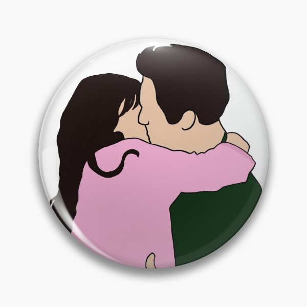 Item preview, nick and jess first kiss designed and sold by stickersbyabbs.