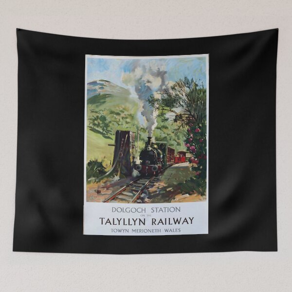 Artikelvorschau, Eisenbahn Plakat Tallylan Railway entworfen und verkauft von stickart-marek.