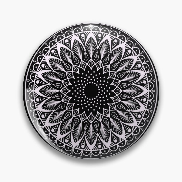 Item preview, Black and Lavender Mandala - Large designed and sold by iamwowie.