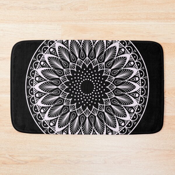 Item preview, Black and Lavender Mandala - Large designed and sold by iamwowie.