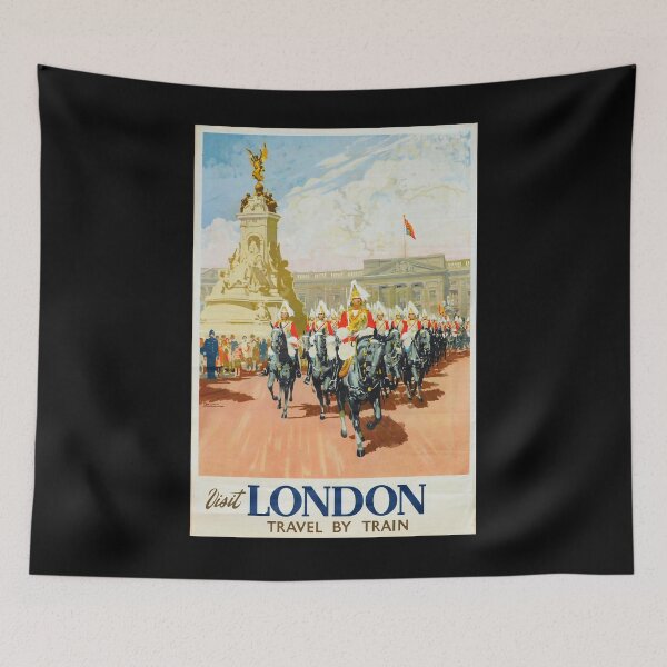 Item preview, Railway Poster London designed and sold by stickart-marek.