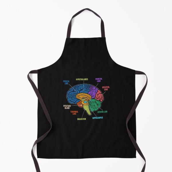 Item preview, Parts Of the Brain Colorful Diagram Neurology designed and sold by Trendy POP.