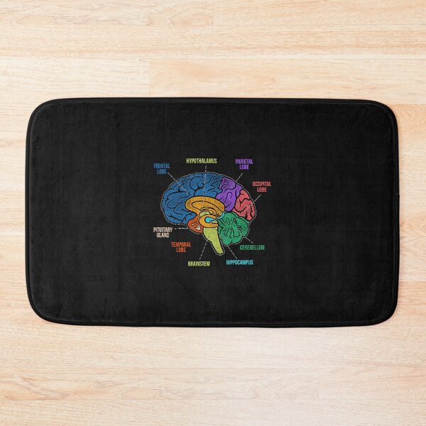 Item preview, Parts Of the Brain Colorful Diagram Neurology designed and sold by Trendy POP.