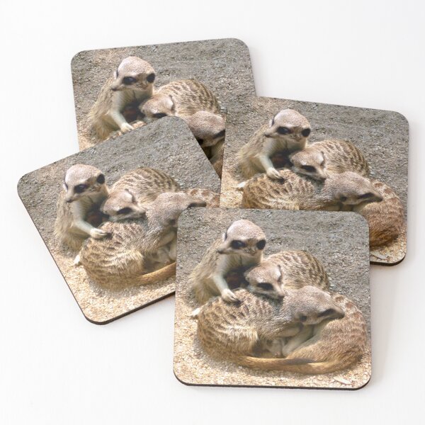 Item preview, Meercat family designed and sold by Roz McQuillan Fine Art & Photography.