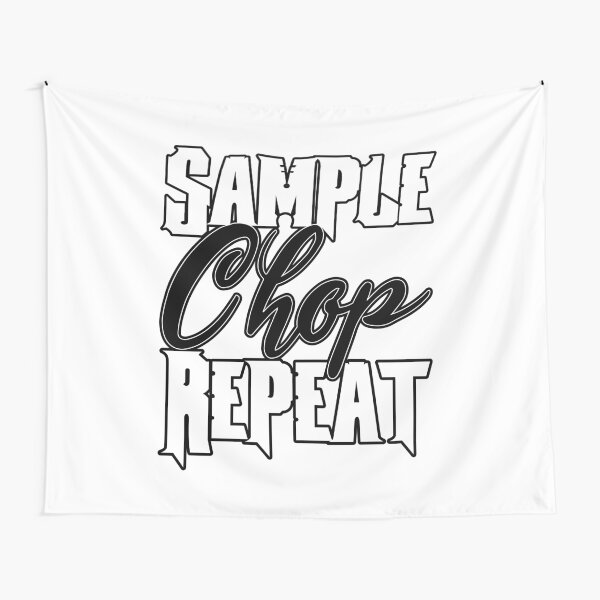 Sample Chop Repeat - Music Producer Design Tapestry