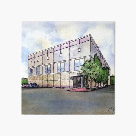 Artikel-Vorschau von Das Büro Pam's Zeichnung von Dunder Mifflins Gebäude, designt und verkauft von MonsieurArtiste.