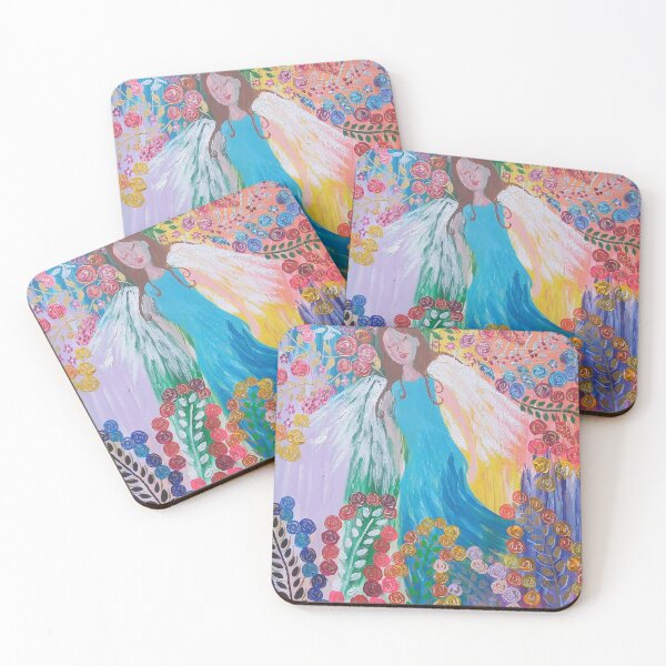 Item preview, The Angel and the Rose Garden designed and sold by Casimirasart.