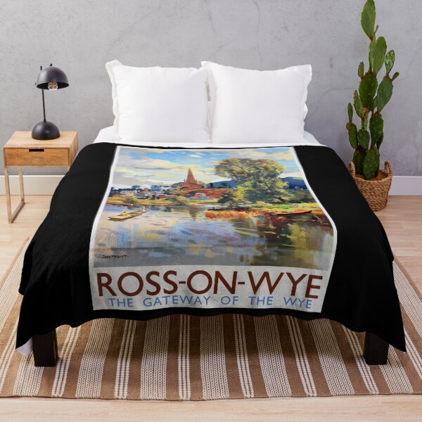 Item preview, Railway Poster Ross on Wye designed and sold by stickart-marek.