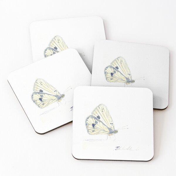 Item preview, White little butterfly designed and sold by Liz HL Art Shop.