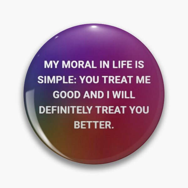Item preview, Typography My Moral in LIFE designed and sold by Shinobi23.