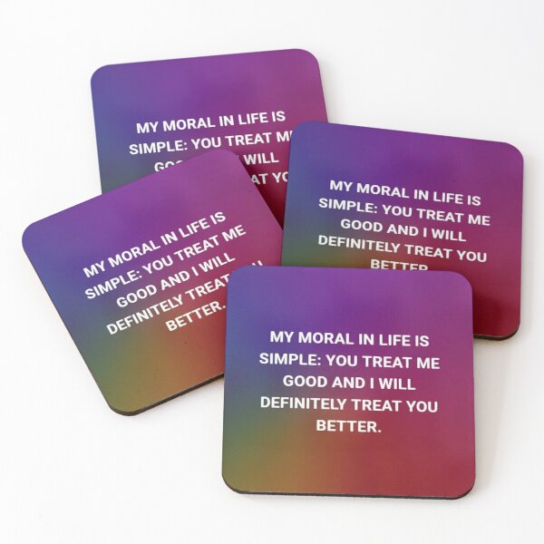 Item preview, Typography My Moral in LIFE designed and sold by Shinobi23.