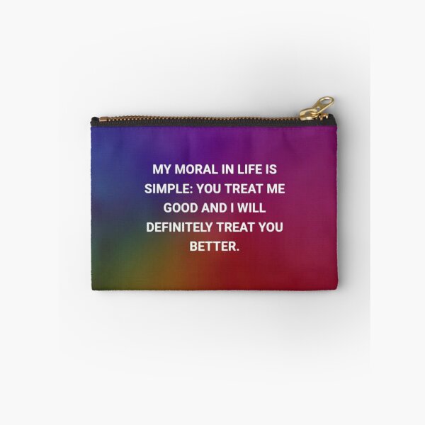 Item preview, Typography My Moral in LIFE designed and sold by Shinobi23.
