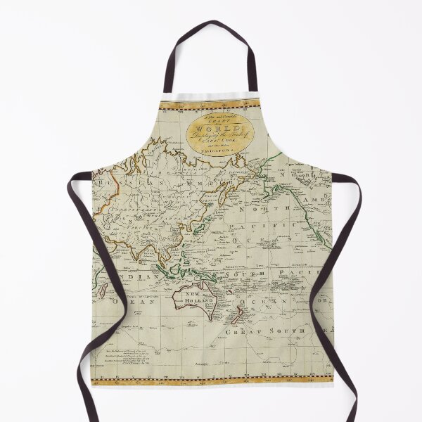 Item preview, A New and Complete Chart of the World Displaying the Tracks of Captain Cook and other Modern Navigators designed and sold by anmm.