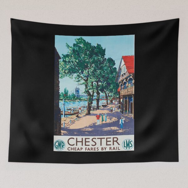 Item preview, Railway Poster Chester designed and sold by stickart-marek.